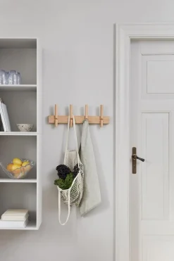 Discount Roon & Rahn by We Do Wood - Reces Knagerække, Lys eg, 48 cm.