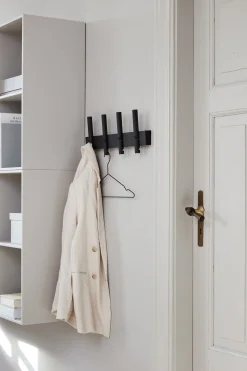 Best Roon & Rahn by We Do Wood - Reces Knagerække, Sort eg, 48 cm.
