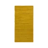 Outlet Rug Solid - Bomuldstæppe, amber - 65x135 cm.