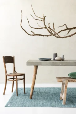 Sale Rug Solid - Bomuldstæppe, jade - 75x200 cm.