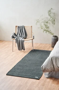 Online Rug Solid - Bomuldstæppe, steel grey - 60x90 cm.