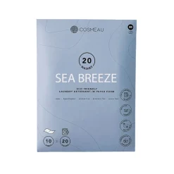 Clearance SKOSH - Cosmeau - Vaskemiddel/Vaskeservietter - Sea Breeze - til 20 vask