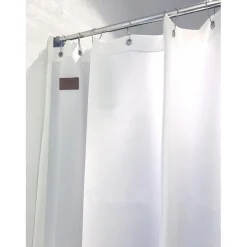 New Skriver Collection - Badeforhæng - Orlando - Hvid - 145x200 cm
