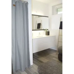 Best Skriver Collection - Badeforhæng - Orlando - Lysegrå - 150x200 cm