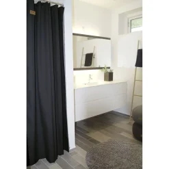 Online Skriver Collection - Badeforhæng - Orlando - Mørkegrå - 145x200 cm.