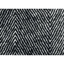 New Skriver Collection - Måtte - TrendMat Delux - Herringbone - sort - 200x300 cm