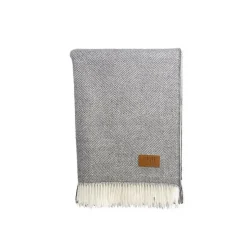 Clearance Skriver Collection - Plaid - Baby Alpaca - Herringbone - 135x200 cm
