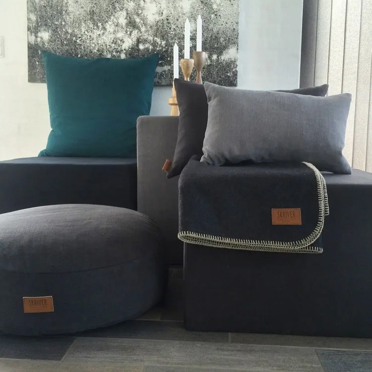 Sale Skriver Collection - Pude - Hotmadi - grå - 40x60 cm