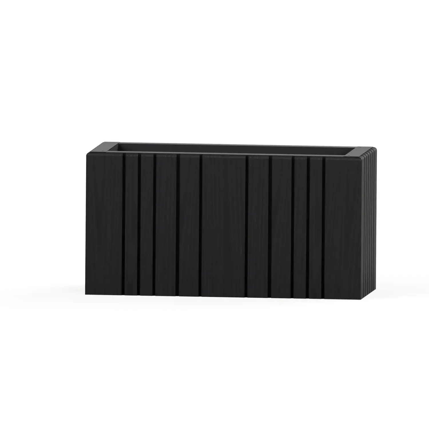 Clearance Squarely Copenhagen - Plantekasse - Unfold WIDE - Sort - 77 x 33 x 40 cm