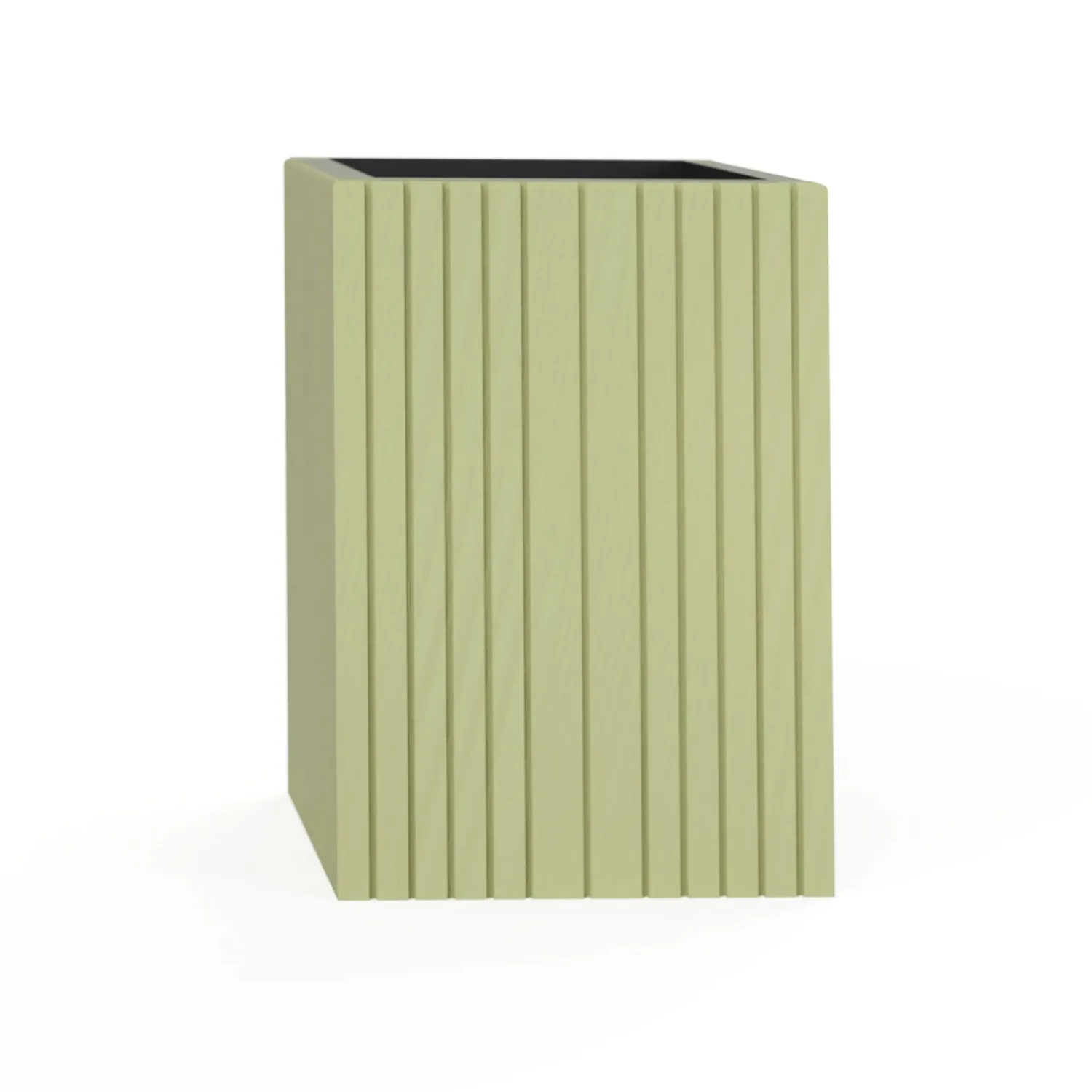 Discount Squarely Copenhagen - Plantekasse - Unfold SQUARE TALL - Meadow Green - 47 x 52 x 70cm