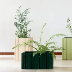 Clearance Squarely Copenhagen - Plantekasse - Unfold SQUARE TALL - Sort - 47 x 52 x 70cm