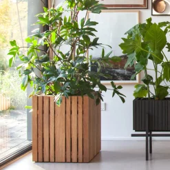 Best Squarely Copenhagen - Plantekasse - GrowBIG - Mørk Eg