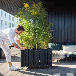 Outlet Squarely Copenhagen - Plantekasse - GrowLARGE - Sort Ask