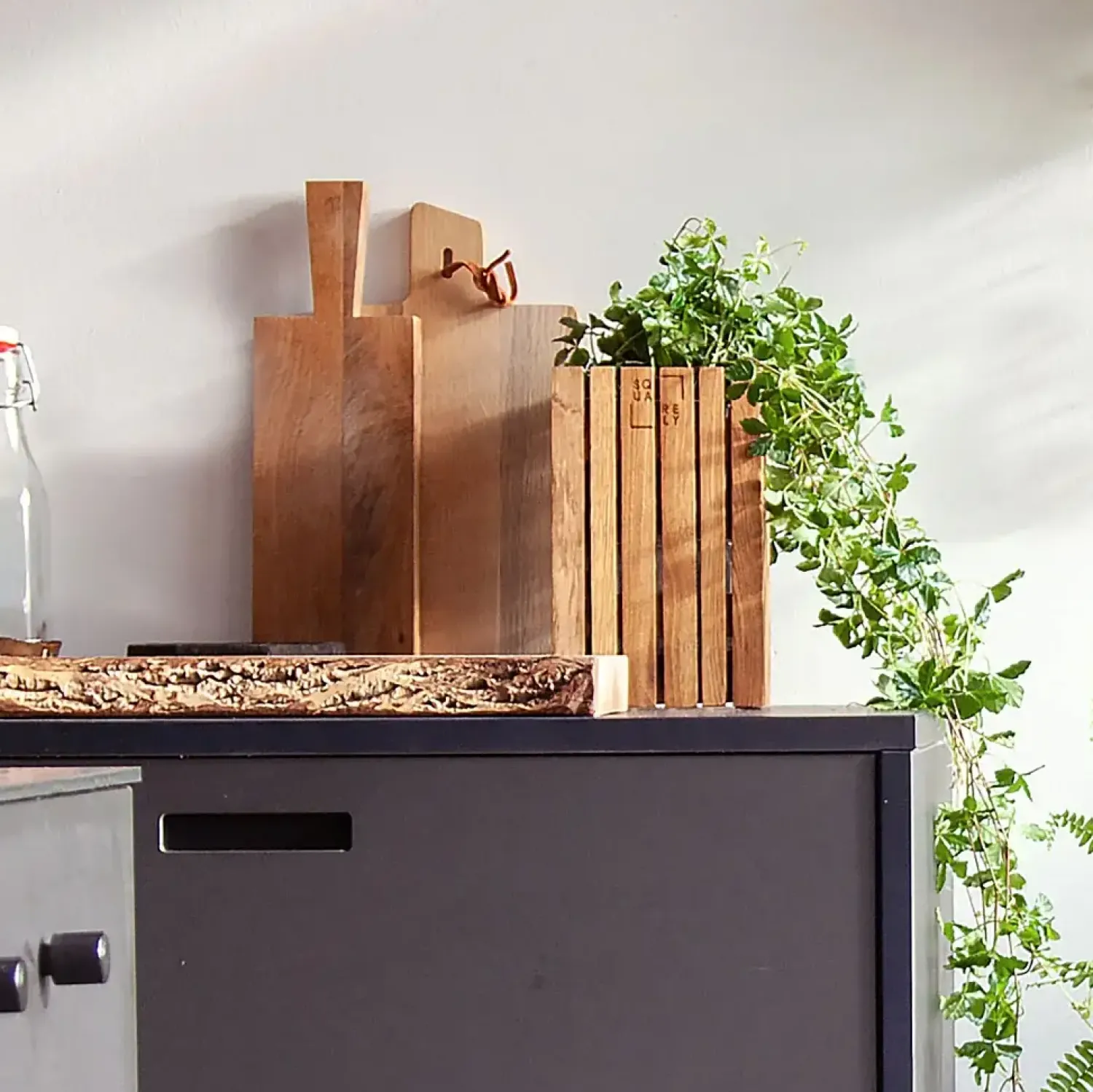 Clearance Squarely Copenhagen - Plantekasse - GrowSMALL - Mørk eg