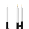 Clearance Stelton - Ora trearmet lysestage black