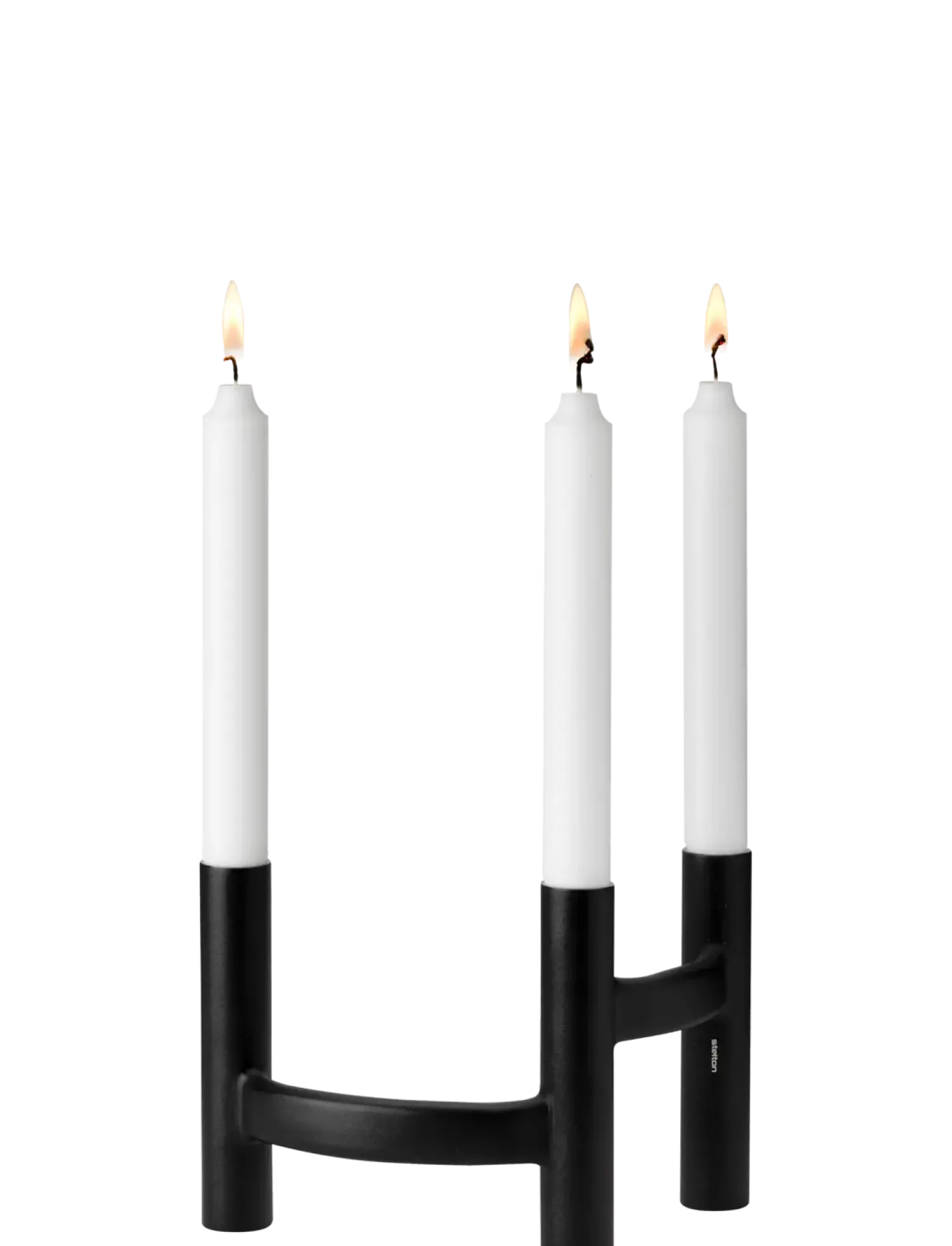Clearance Stelton - Ora trearmet lysestage black