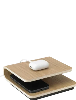 Stelton - Ro trådløs oplader oak