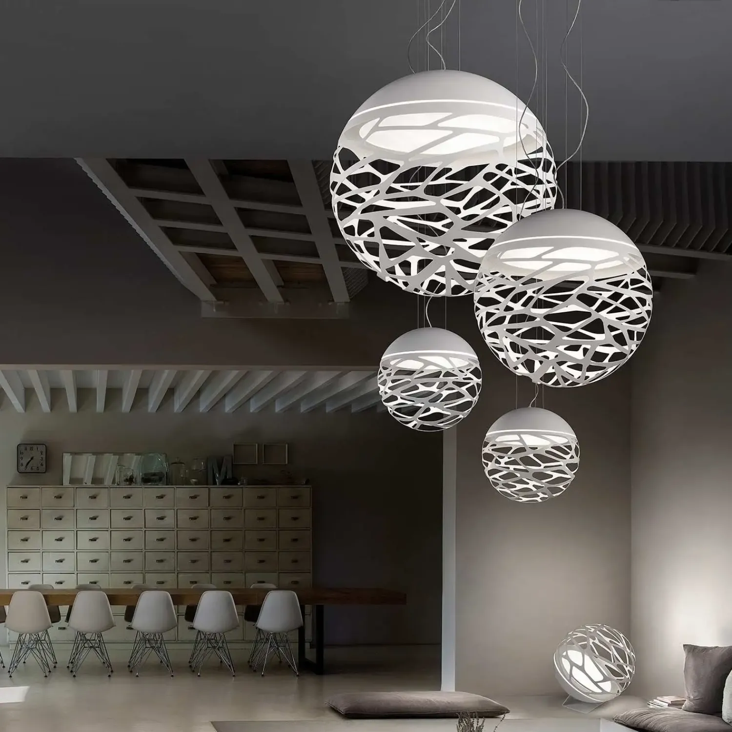 New Grupa-Products Studio Italia design - Kelly Sphere lampe- Medium - Hvid