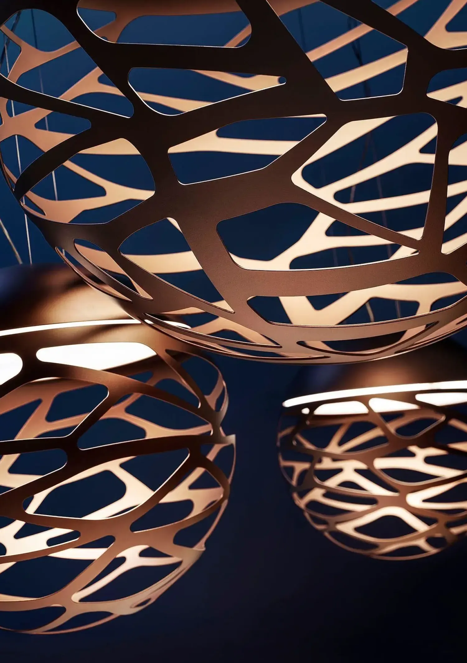 Clearance Grupa-Products Studio Italia design - Kelly Sphere lampe - Small - Kobber bronze