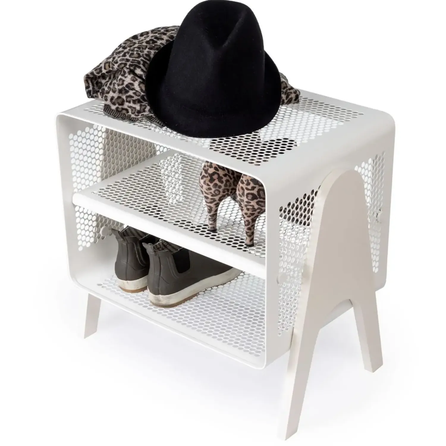 New Tica Copenhagen - Lille gulvreol - Metal - Hvid