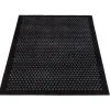 Discount Tica Copenhagen - Smudsmåtte - Dots - Sort/grå - 90x130 cm