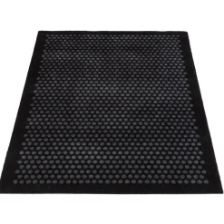 Discount Tica Copenhagen - Smudsmåtte - Dots - Sort/grå - 90x130 cm