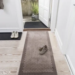 Sale Tica Copenhagen - Smudsmåtte - Dots - Sand/beige - 67x200 cm