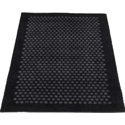 Hot Tica Copenhagen - Smudsmåtte - Dots - Sort/grå - 67x120 cm