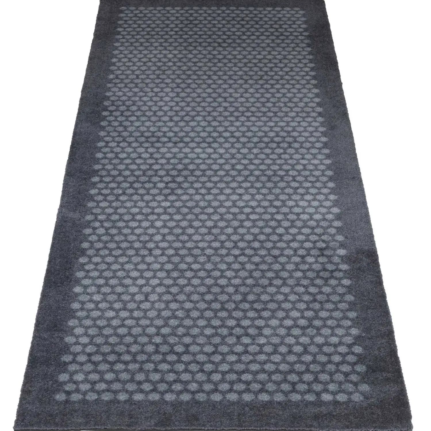 Clearance Tica Copenhagen - Smudsmåtte - Dots - Grå - 67x200 cm