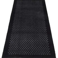 Discount Tica Copenhagen - Smudsmåtte - Dots - Sort/grå - 67x200 cm