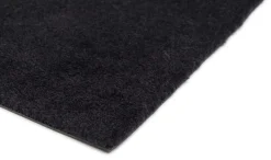 Outlet Tica Copenhagen - Smudsmåtte / Dørmåtte - Ensfarvet - sort - 67x120 cm