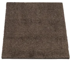 New Tica Copenhagen - Smudsmåtte - Ensfarvet - Mørkebrun - 67x120 cm