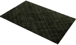 Hot Tica Copenhagen - Smudsmåtte - Lines - Mørkegrøn - 90x130 cm