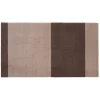 Hot Tica Copenhagen - Smudsmåtte - Stripes Horizon - Sand/Brun - 90x200 cm