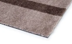 Sale Tica Copenhagen - Smudsmåtte - Stripes Vertical - Sand/Brun - 67x120 cm