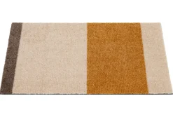 Online Tica Copenhagen - Smudsmåtte - Stripes Horizon - Ivory-Dijon-Brown - 40x60 cm