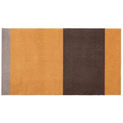 Sale Tica Copenhagen - Smudsmåtte - Stripes Horizon - Dijon/Brun/Sand - 40x60 cm