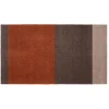 Online Tica Copenhagen - Smudsmåtte - Stripes Horizon - Sand/Brun/Terracota - 90x130 cm