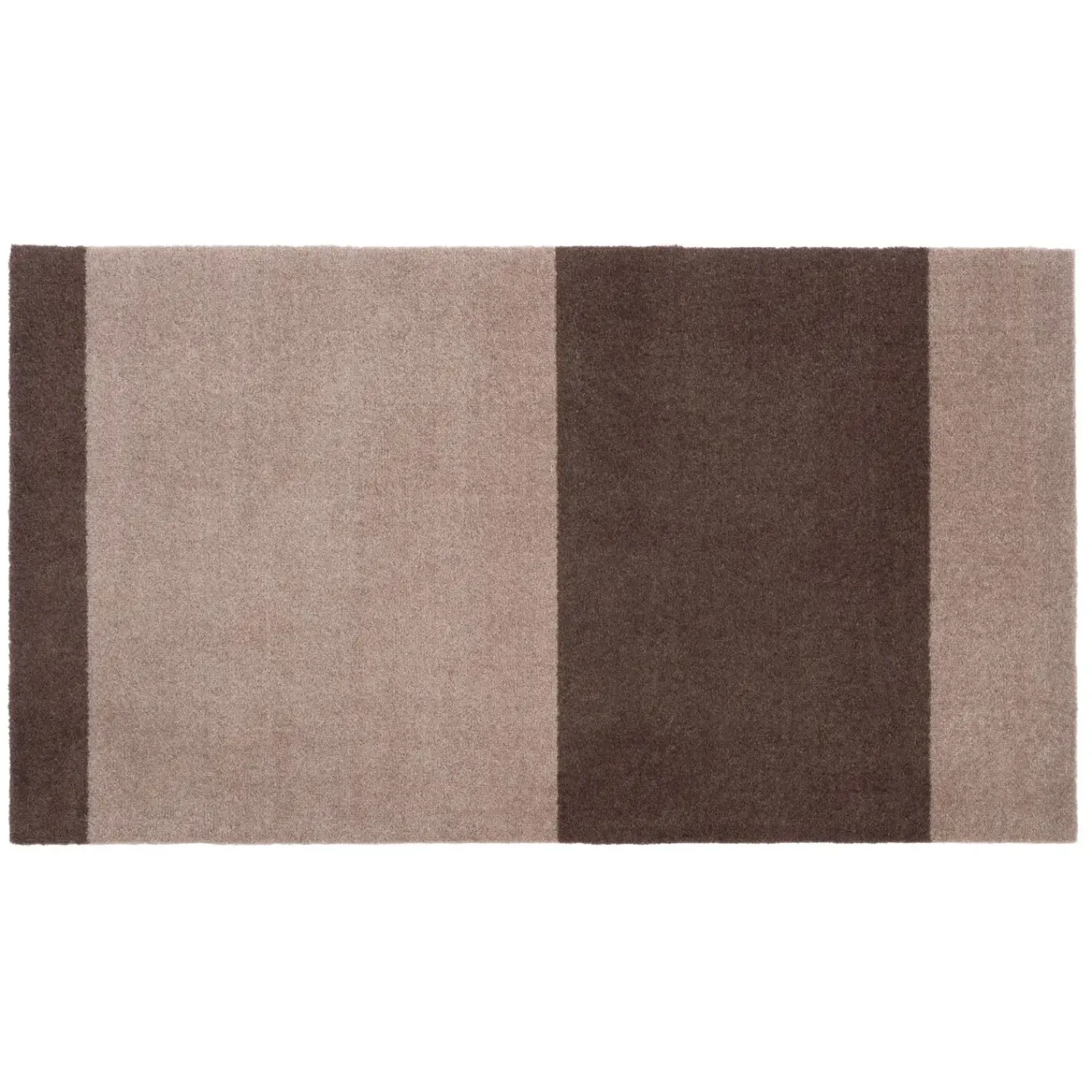 Sale Tica Copenhagen - Smudsmåtte - Stripes Horizon - Sand/Brun - 90x130 cm