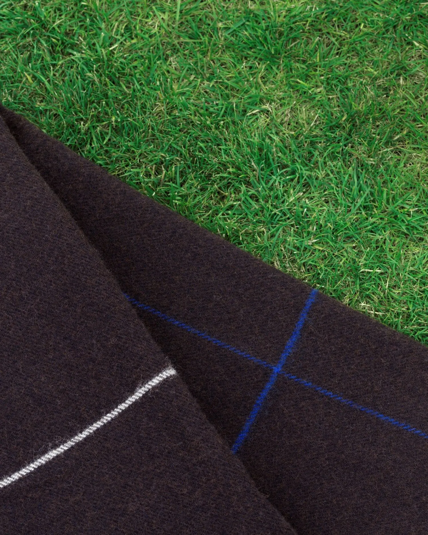 Outlet Normann Copenhagen Tivoli x Normann - Plaid / tæppe - Mega Simple Check - Parterre Brun