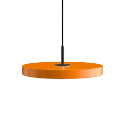 New Umage - Asteria pendel m/ sort top - mini - Nuance orange (Ø31 cm)