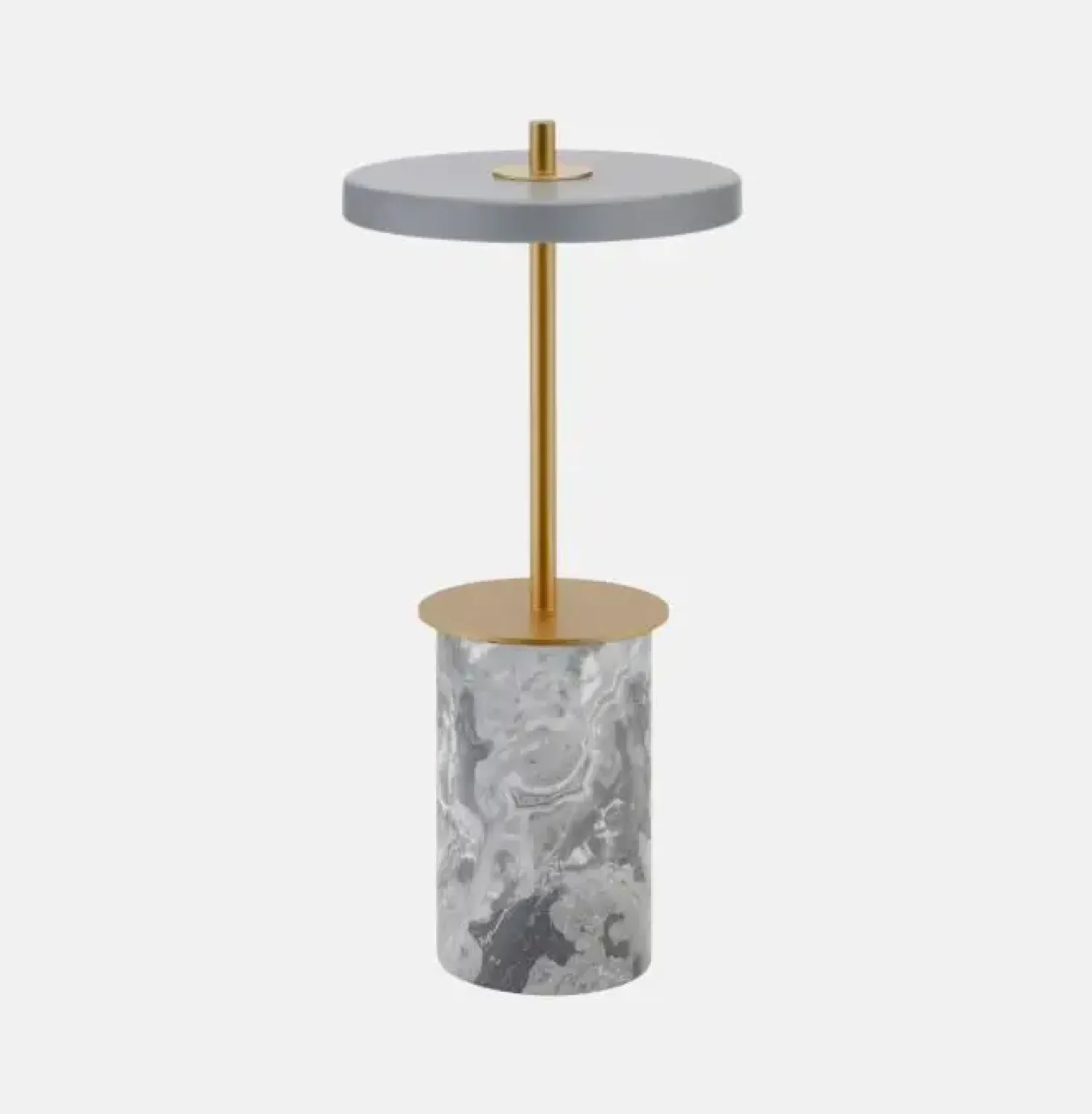 Discount Umage - Bordlampe - Asteria Move Mini - Grå Marmor Messing
