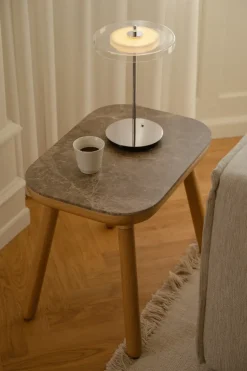 Online Umage - Bordlampe - Asteria Move - Glas/stål - Ø20 cm