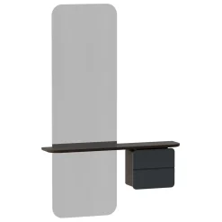 New Umage - Entrespejl - One More Look - Grå og mørk eg - Anthracite grey/dark oak
