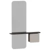 Hot Umage - Entrespejl - One More Look - Hvid med mørk Eg - Pearl white/dark oak