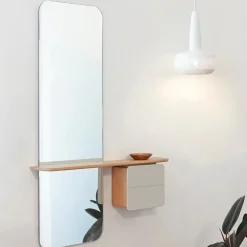 Best Umage - Entrespejl - One More Look - Hvid og Eg
