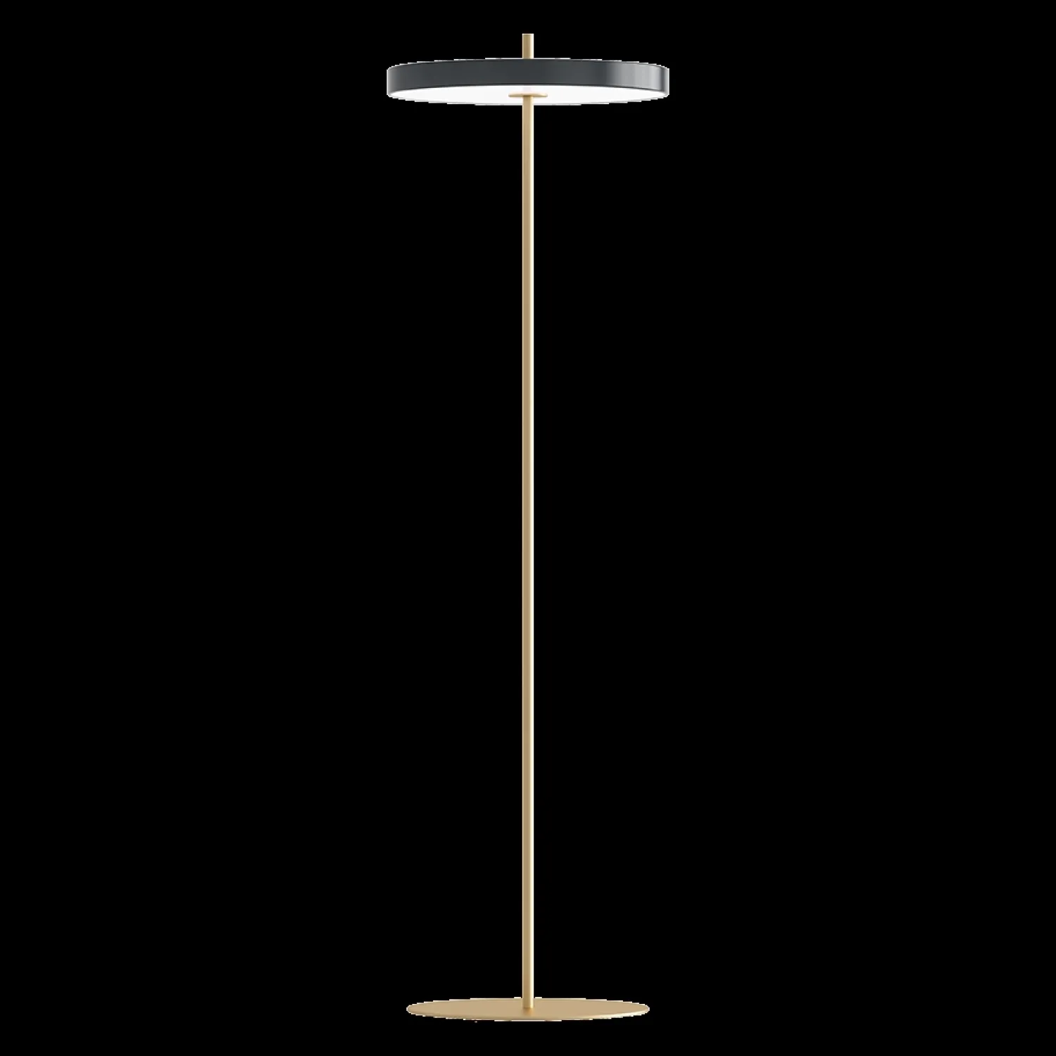 New Umage - Gulvlampe - Asteria Floor - Anthracite grey - Ø43 cm