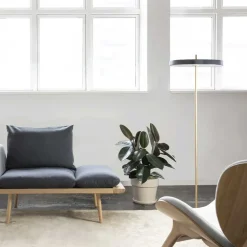 New Umage - Gulvlampe - Asteria Floor - Anthracite grey - Ø43 cm