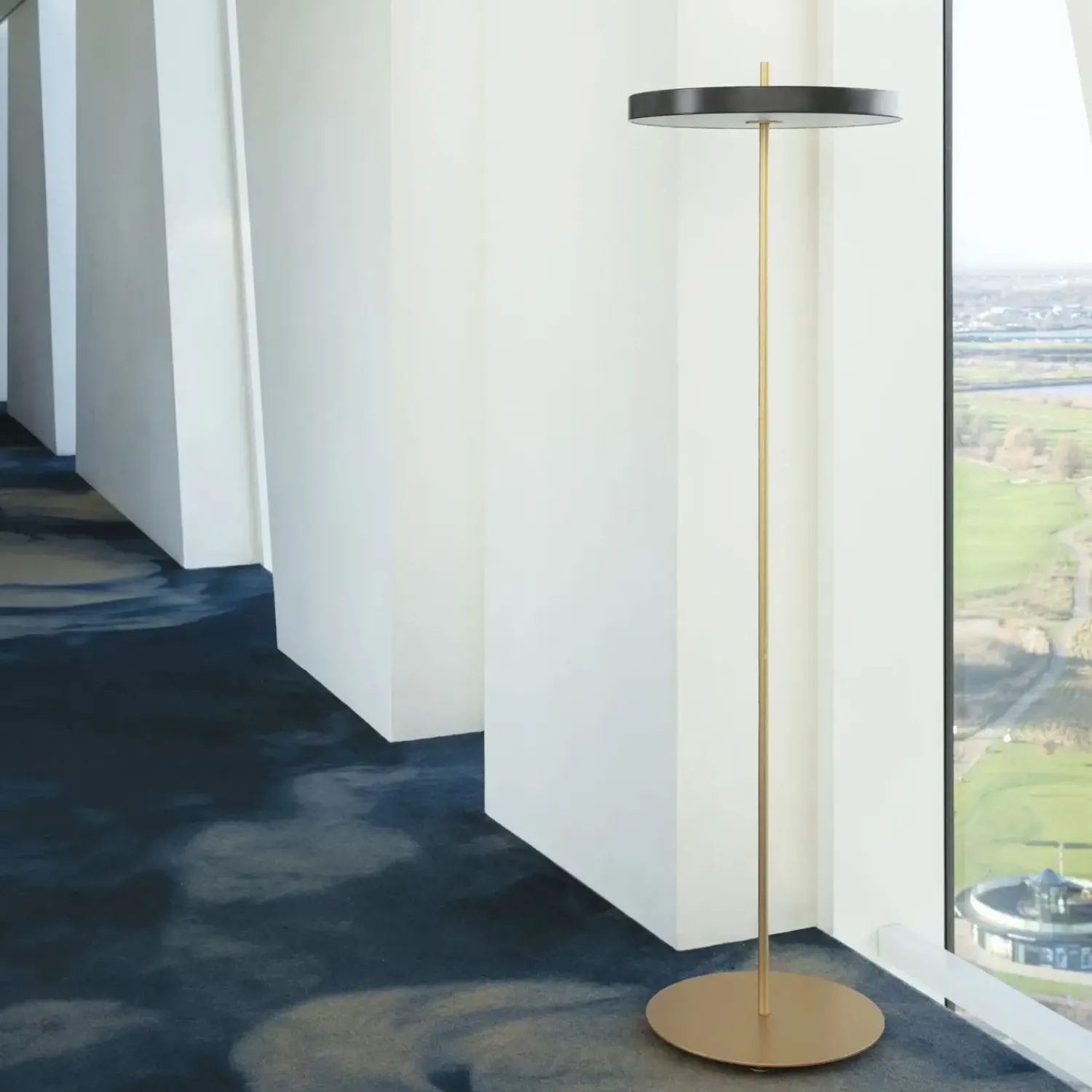 New Umage - Gulvlampe - Asteria Floor - Anthracite grey - Ø43 cm