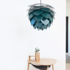 Outlet Umage - Lampe - Aluvia Pendel - Petrol blue - Medium Ø59 cm